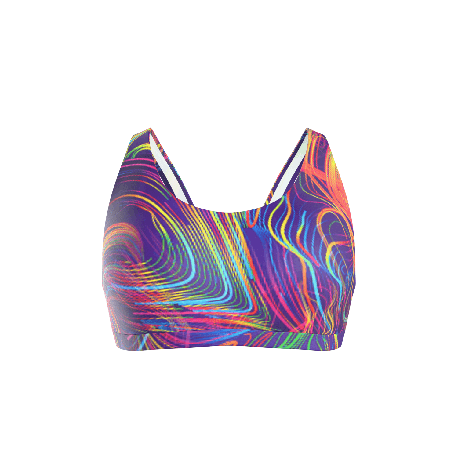 Ladies Bikini Top - Glow Lines — product image 1
