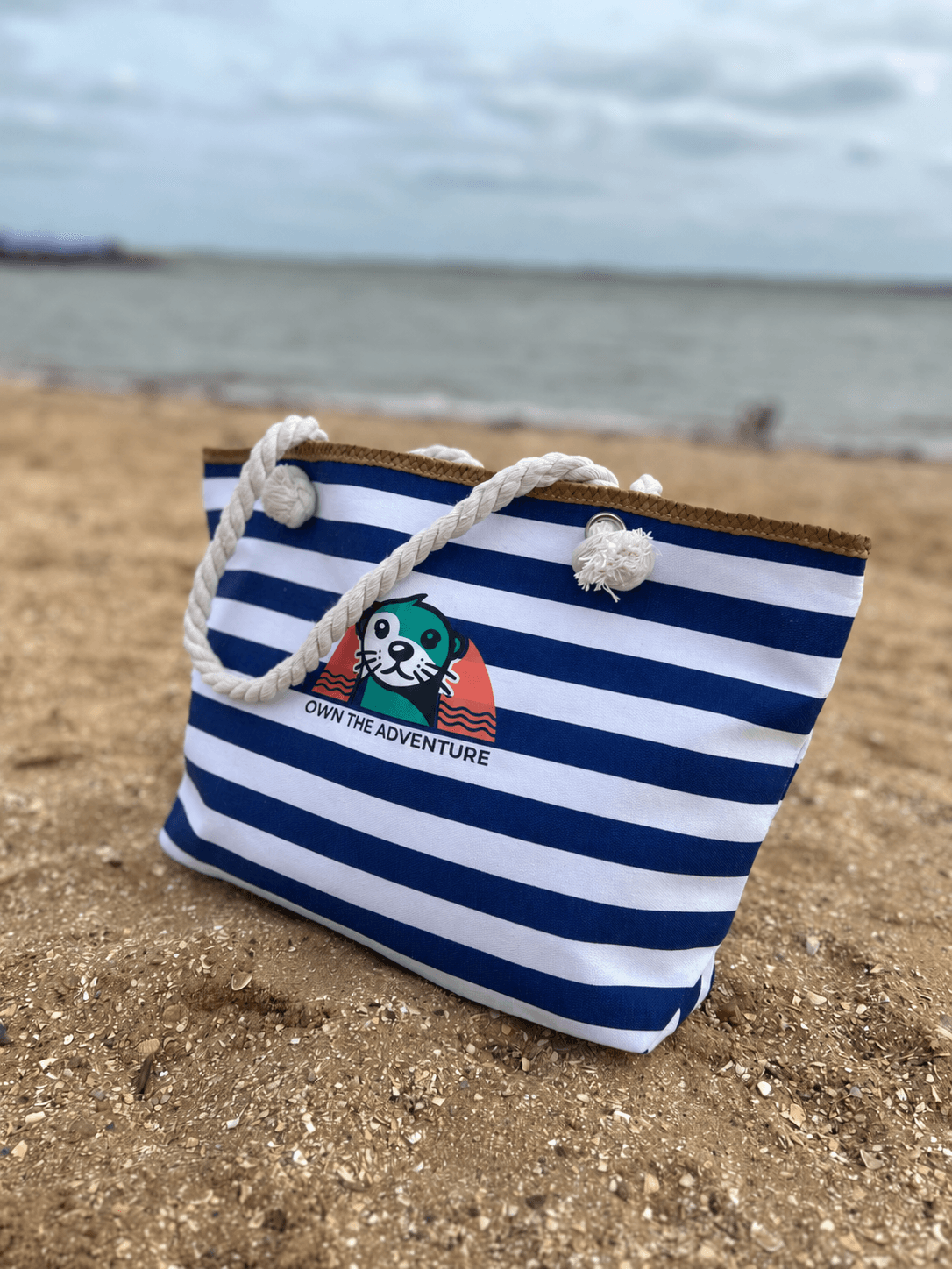 Own The Adventure Beach Tote Bag - Navy — product image 1