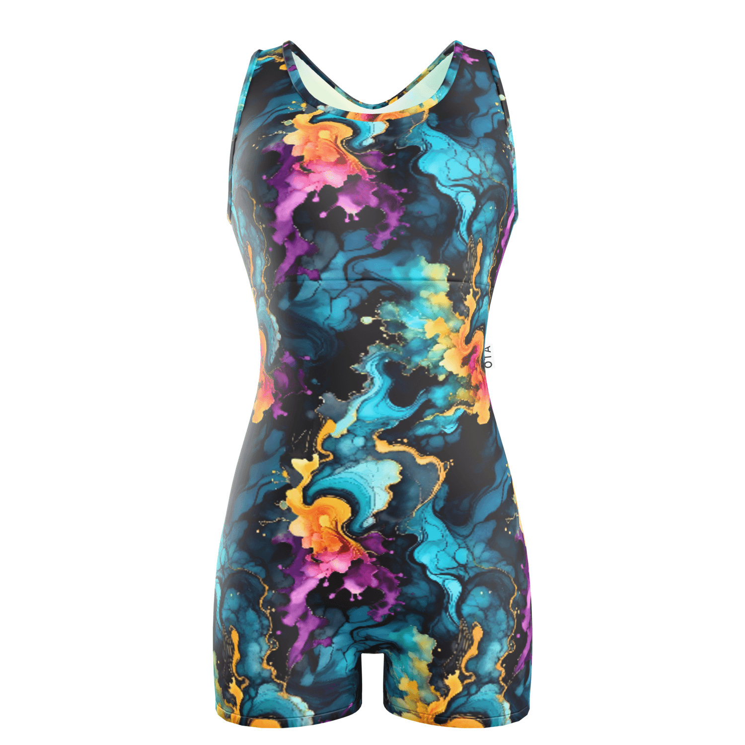 Ladies Shortie Swimsuit - Tie Dye — product image 1